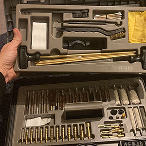 What's in a gun cleaning kit?